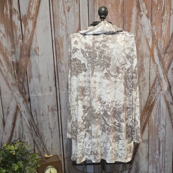 CHICO'S Textured Cowl Neck Tunic - Picture 4 of 6